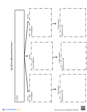 CER Organizer Worksheet