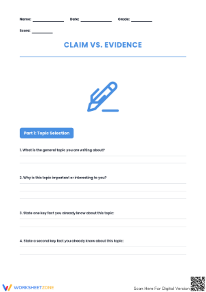 Articulating Assertions Worksheet