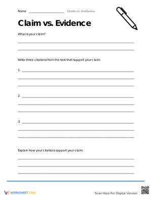 Citing for Success Worksheet