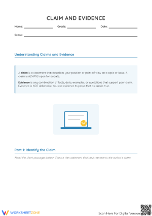 Unmasking Author's Intent Worksheet