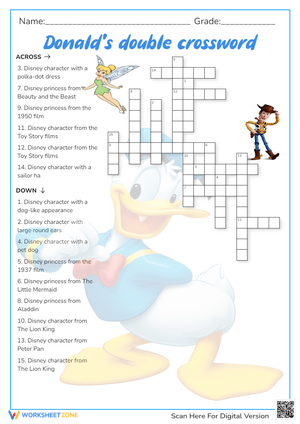Donald's Double Crossword
