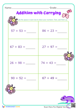 Addition with Carrying 6