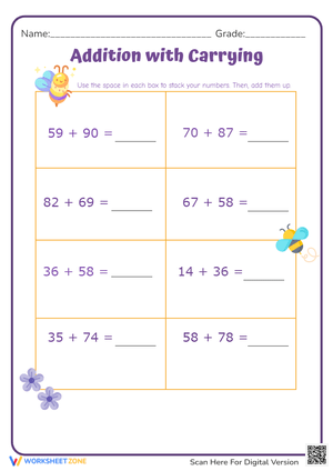 Addition with Carrying 9
