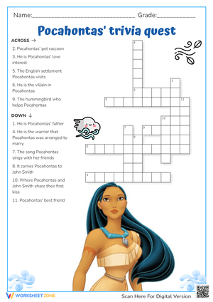 Pocahontas' trivia quest
