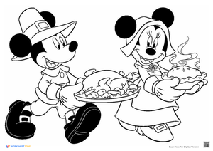 Mickey and Minnie Thanksgiving Dinner