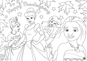 Disney Princesses Celebrate Thanksgiving