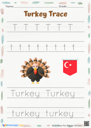 Turkey Tracing: A Thanksgiving Activity