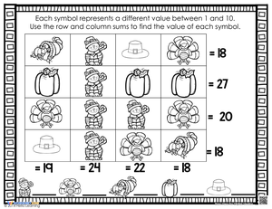 Thanksgiving Math Challenges