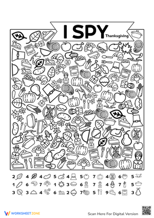 Discover and Count with I Spy Thanksgiving