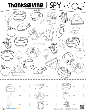 Play Thanksgiving I Spy Game This Holiday