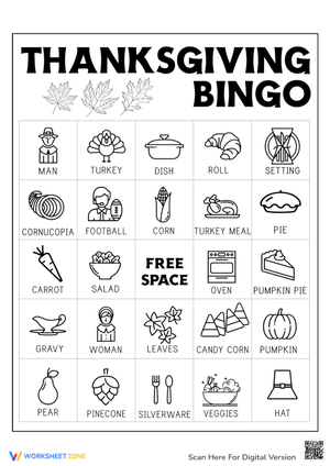 Play Thanksgiving Bingo: Holiday Fun With Card