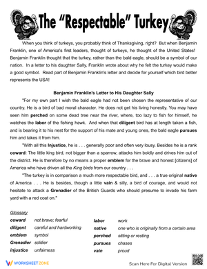 The Respectable Turkey: A Thanksgiving Story