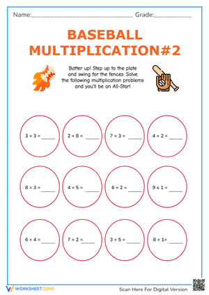 Baseball Multiplication #2