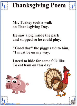 Heartwarming Thanksgiving Poem
