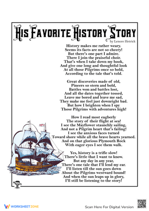 Thanksgiving History Story Time