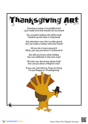 Get Creative with Thanksgiving Art Worksheet