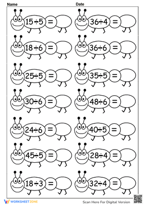 Division Worksheet 2