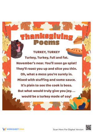 Read and Reflect on this Thanksgiving Poem