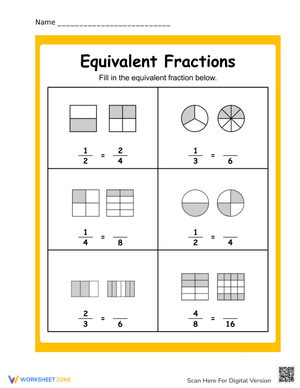 Practice Finding Equivalent Fractions