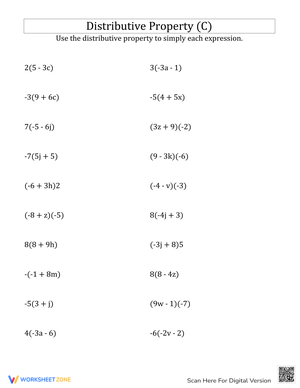 Practice with Distributive Property