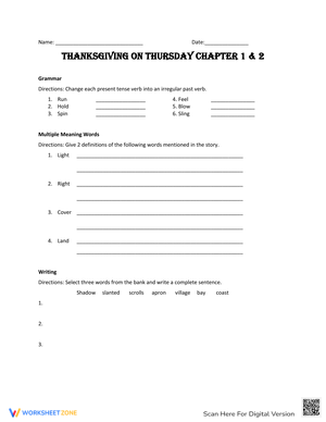 Thanksgiving on Thursday