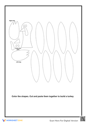 Turkey Template Craft