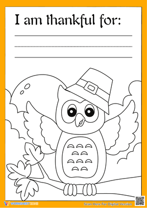 Thanksgiving Coloring and Gratitude Activity