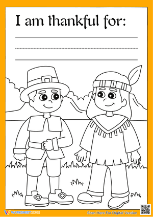 Kids Thanksgiving Coloring and Gratitude Fun