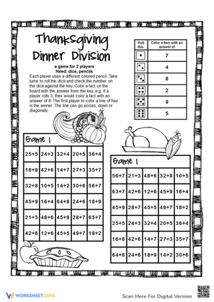 Thanksgiving Dinner Division