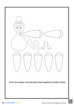 Thanksgiving Turkey Template Printable