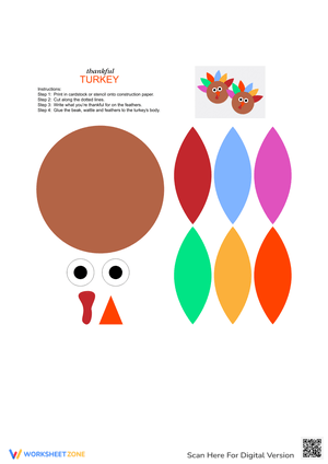Thanksgiving Turkey Art and Crafts