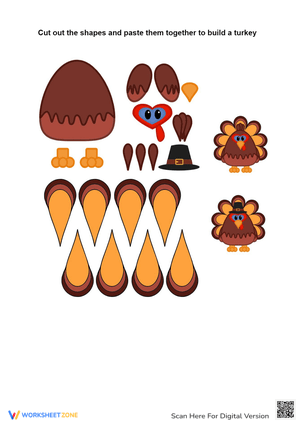 Turkey Cut Out Printables