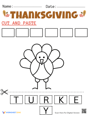 Cut and paste the letters