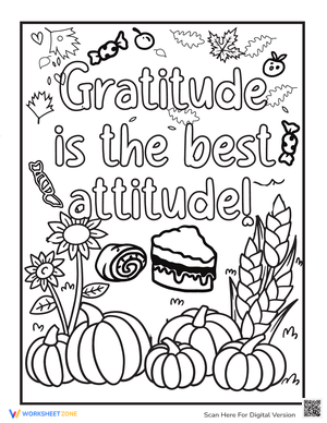 Expressing Gratitude with Coloring