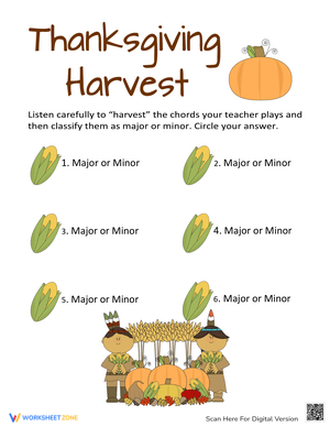 Thanksgiving Harvest Ear Training
