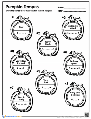 Pumpkin Tempos