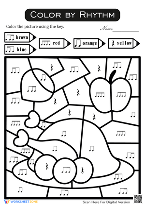 Thanksgiving Color by Rhythm