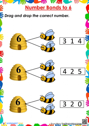 Bee Number Bonds to 6