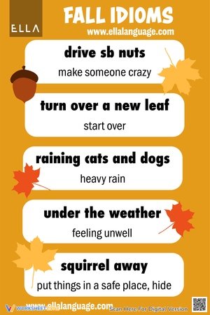 Fall Idioms 1