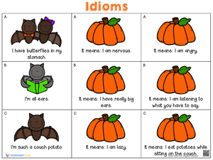 Fall Idioms Packet for Vocabulary Building