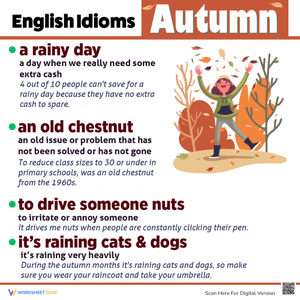 English Idioms about Autumn