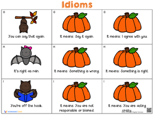 Fall Idioms Practice and Learn