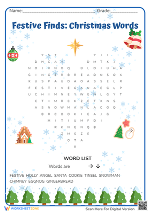 Festive Finds: Christmas Words