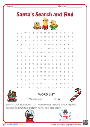 Santa's Search and Find