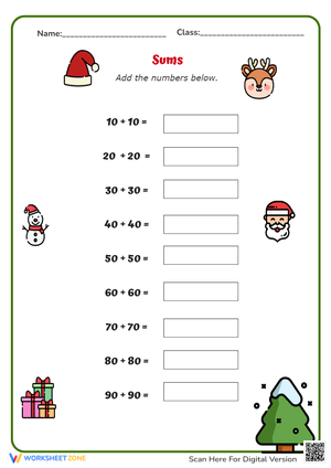 Adding 2-Digit Doubles
