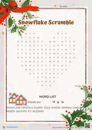 Snowflake Scramble