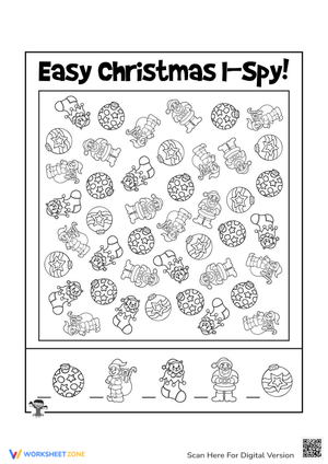 Easy Christmas I Spy 1
