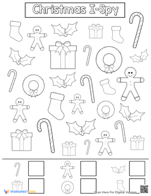 Interactive Christmas I Spy Game