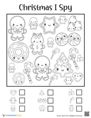 Christmas I Spy for Visual Learning