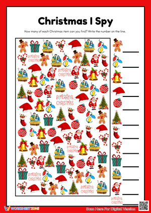 Fun Christmas I Spy Game